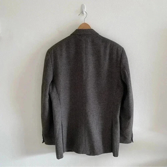 Ermenegildo Zegna Wool Angora Blend Sz 56L Brown - Picture 4 of 6